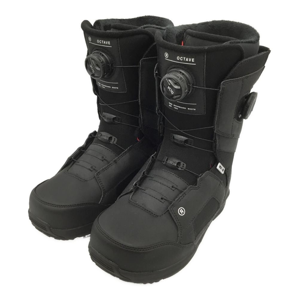 RIDE OCTAVE ブラック スノーボードブーツ RIDE (ライド) OCTAVE スノーボードブーツ メンズ SIZE 28cm ブラック