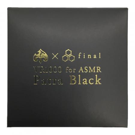 final (ファイナル) イヤホン VR1000 for ASMR Patra Black 周防パトラ