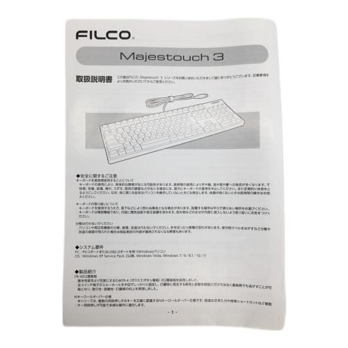 FILCO (フィルコ) Majestouch BLACK キーボード FILCKTL12C