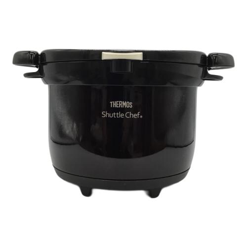 THERMOS (サーモス) 真空保存調理器シャトルシェフ KBG-3000 3～5人用 ブラック