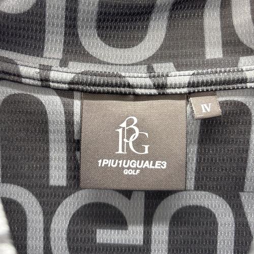 1piu1uguale3 (ウノピュウノウグァーレトレ) モックネック Tシャツ ゴルフウェア(トップス) CRT081 メンズ SIZE IV ブラック