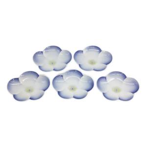 深川製磁 (フカガワセイジ) 取皿 花型 5Pセット