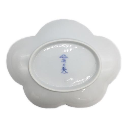 深川製磁 (フカガワセイジ) 取皿 花型 5Pセット