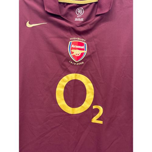 NIKE (ナイキ) アーセナル 2005-2006モデル ゲームシャツ メンズ SIZE XL ワインレッド