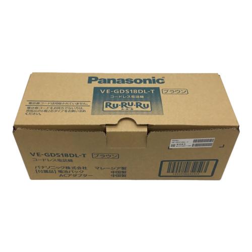 Panasonic (パナソニック) コードレス電話機 VE-GDS18DL-T
