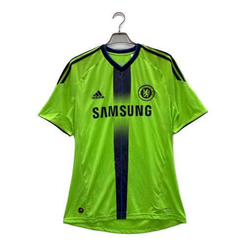 adidas (アディダス) ゲームシャツ チェルシーFC 10/11 ドログバ サードユニフォーム メンズ SIZE M 黄緑