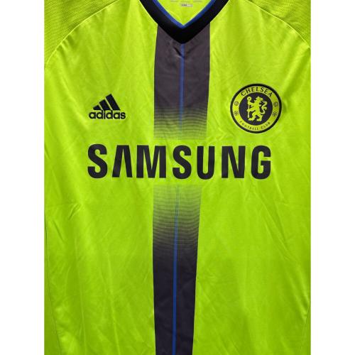 adidas (アディダス) ゲームシャツ チェルシーFC 10/11 ドログバ サードユニフォーム メンズ SIZE M 黄緑