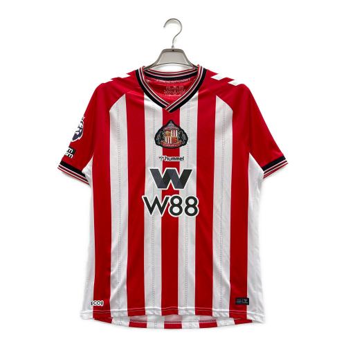 hummel (ヒュンメル) ゲームシャツ サンダーランドAFC 25/26 ホームユニフォーム アルデレーテ メンズ SIZE L レッド×ホワイト