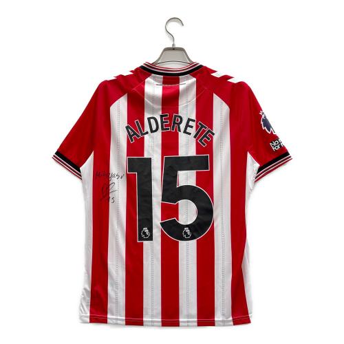 hummel (ヒュンメル) ゲームシャツ サンダーランドAFC 25/26 ホームユニフォーム アルデレーテ メンズ SIZE L レッド×ホワイト