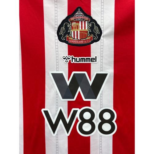 hummel (ヒュンメル) ゲームシャツ サンダーランドAFC 25/26 ホームユニフォーム アルデレーテ メンズ SIZE L レッド×ホワイト