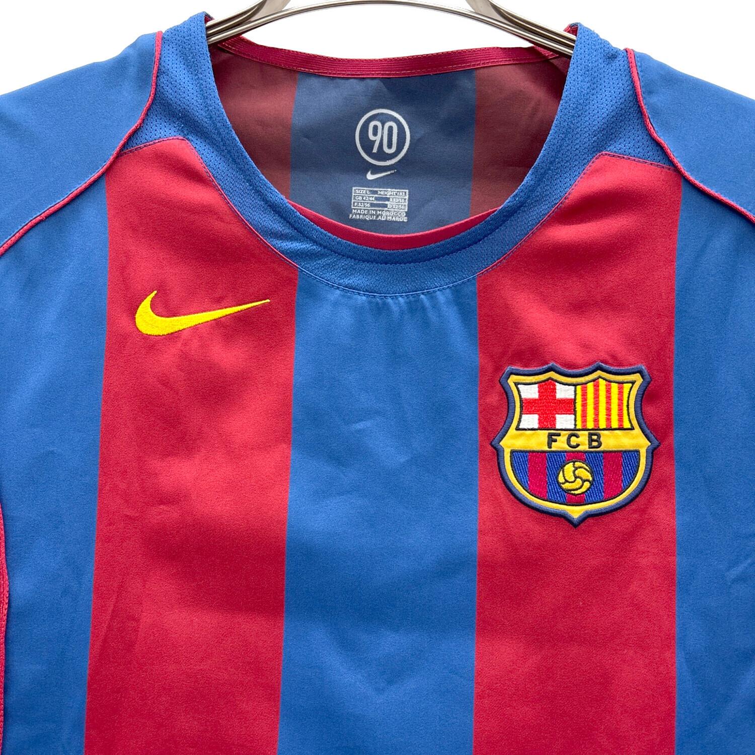 【希少】NIKE　ナイキ　04-05 　FCバルセロナ ユニフォーム NIKE (ナイキ) ゲームシャツ FCバルセロナ 04/05 ホームユニフォーム