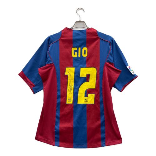 NIKE (ナイキ) ゲームシャツ FCバルセロナ  04/05 ホームユニフォーム GIO メンズ SIZE L レッド×ブルー