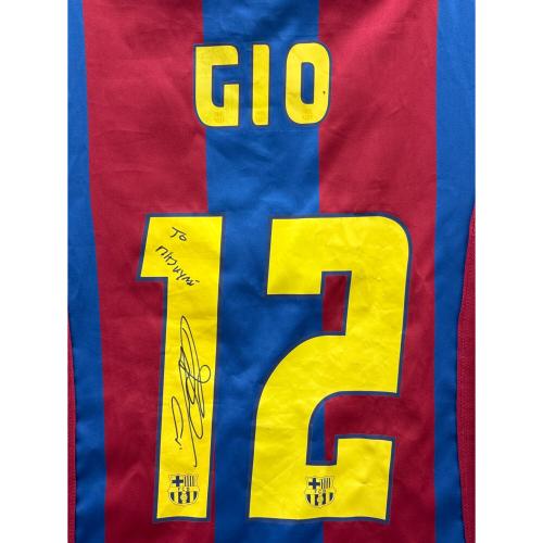 NIKE (ナイキ) ゲームシャツ FCバルセロナ  04/05 ホームユニフォーム GIO メンズ SIZE L レッド×ブルー