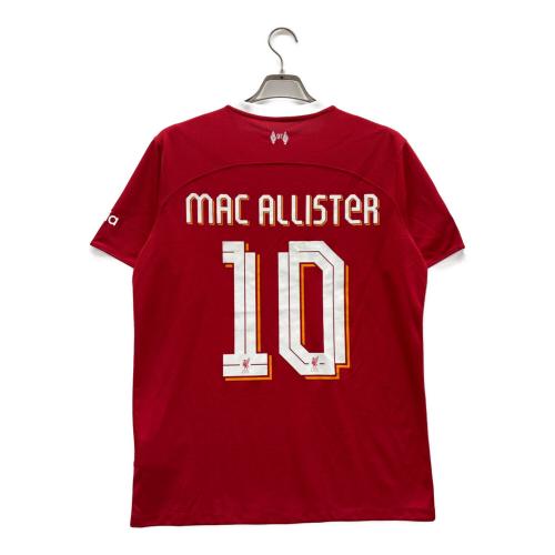 NIKE (ナイキ) ゲームシャツ リバプールFC 23/24 ホームユニフォーム マクアリスター メンズ SIZE L レッド