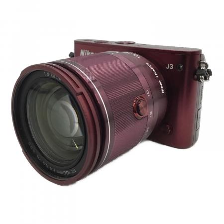 【ジャンク】Nikon1 J3 & 10-100mm ミラーレスカメラ Nikon (ニコン) ミラーレス一眼カメラ Nikon 1 J3 レッド｜トレファク