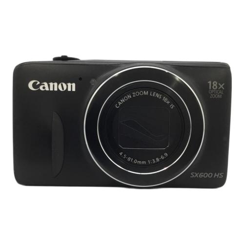 CANON (キヤノン) コンパクトデジタルカメラ PowerShot SX600 HS ブラック