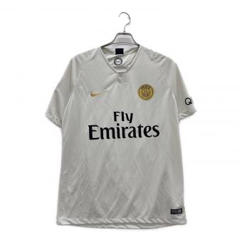 NIKE (ナイキ) ゲームシャツ 919011-073 パリ・サンジェルマン 18/19 アウェイユニフォーム エンバペ メンズ SIZE L グレー