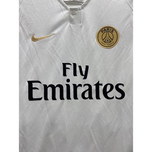 NIKE (ナイキ) ゲームシャツ 919011-073 パリ・サンジェルマン 18/19 アウェイユニフォーム エンバペ メンズ SIZE L グレー