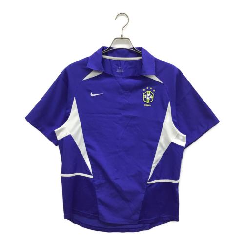 NIKE (ナイキ) ブラジル代表 アウェイ ゲームシャツ 2002年 メンズ SIZE M ブルー