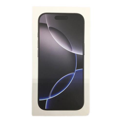 Apple (アップル) iPhone 16 Pro MYN03J/A ブラックチタニウム SIMフリー