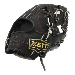 ZETT (ゼット) ネオステイタスVL 内野手用 軟式グローブ BJGB70310 ブラック×レッド