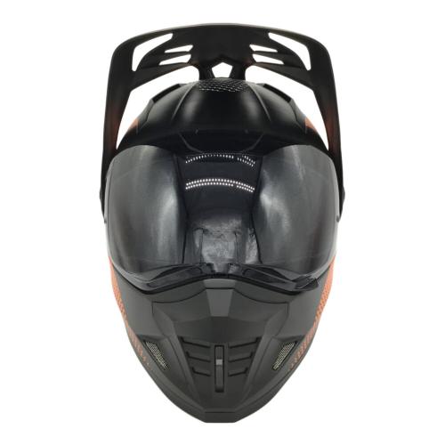 HJC (エイチジェーシー) バイク用ヘルメット DS-X1 AWING オレンジ 2018年製 SIZE M PSCマーク(バイク用ヘルメット)有