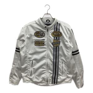 DEGNER (デグナー) テキスタイルメッシュジャケット プロテクタージャケット メンズ SIZE XXL ホワイト