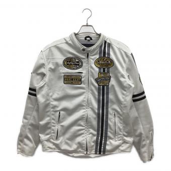 DEGNER (デグナー) テキスタイルメッシュジャケット プロテクタージャケット メンズ SIZE XXL ホワイト
