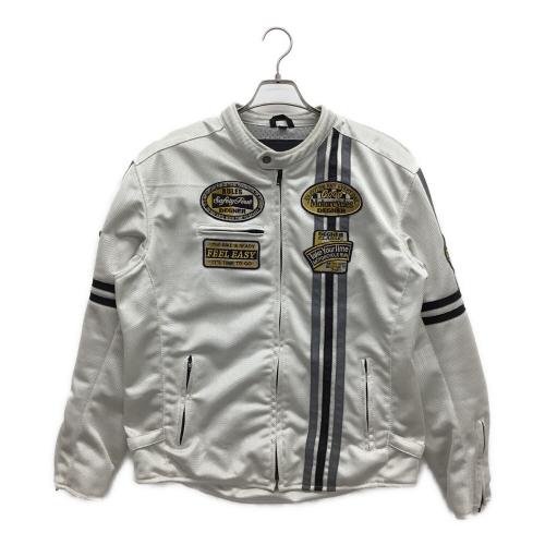 DEGNER (デグナー) テキスタイルメッシュジャケット プロテクタージャケット メンズ SIZE XXL ホワイト