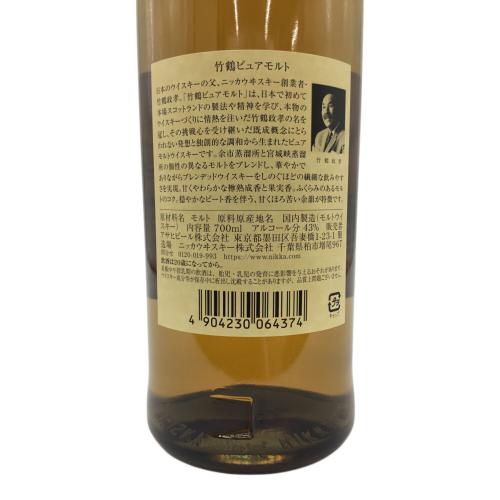 ニッカ 竹鶴 ピュアモルト ジャパニーズウィスキー 700ml