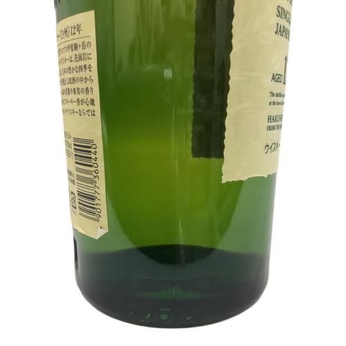 SUNTORY (サントリー) 白州 12年 ジャパニーズウィスキー 700ml 現行ボトル