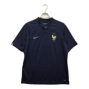 NIKE (ナイキ) ゲームシャツ フランス代表 ホームユニフォーム 2022年 SIZE XL ネイビー DN0690-410