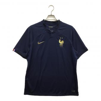 NIKE (ナイキ) ゲームシャツ フランス代表 ホームユニフォーム 2022年 SIZE XL ネイビー DN0690-410
