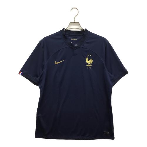 NIKE (ナイキ) ゲームシャツ フランス代表 ホームユニフォーム 2022年 SIZE XL ネイビー DN0690-410