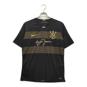 NIKE (ナイキ) ゲームシャツ SCコリンチャンス・パウリスタ 2018-19シーズン SIZE XL ブラック アイルトン・セナ追悼モデル