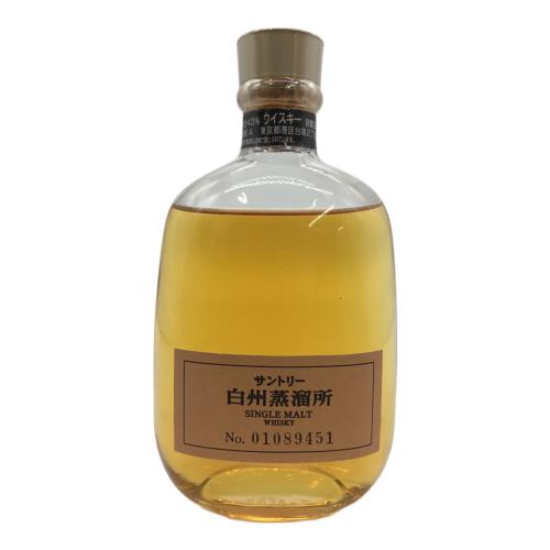 SUNTORY (サントリー) 白州蒸溜所 シングルモルト ジャパニーズウィスキー No.01089451 300ml