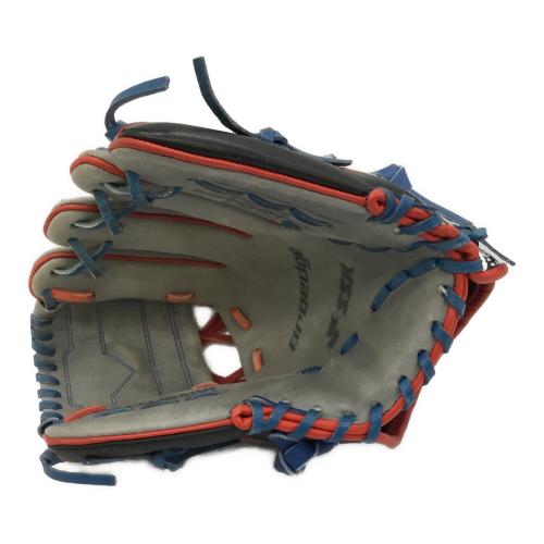 SSK (エスエスケー) プロエッジ 内野手用 軟式グローブ 右利き用 PENJB9GG グレー×ブルー ハビアー・バエズ GGモデル