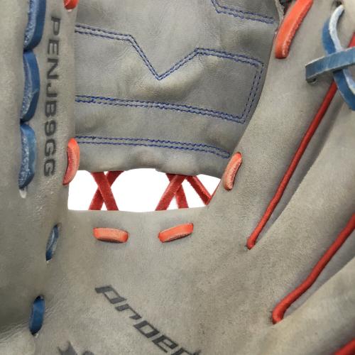 SSK (エスエスケー) プロエッジ 内野手用 軟式グローブ 右利き用 PENJB9GG グレー×ブルー ハビアー・バエズ GGモデル