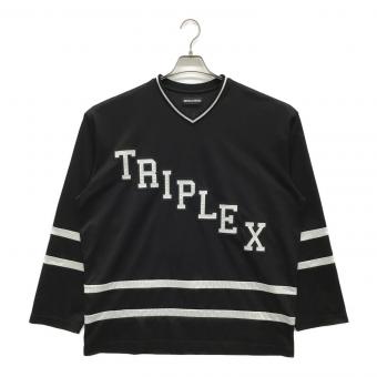 GOD SELECTION XXX (ゴッド セレクション トリプルエックス) ホッケーシャツ メンズ SIZE XL ブラック