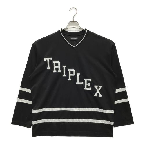 GOD SELECTION XXX (ゴッド セレクション トリプルエックス) ホッケーシャツ メンズ SIZE XL ブラック
