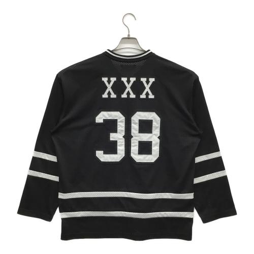 GOD SELECTION XXX (ゴッド セレクション トリプルエックス) ホッケーシャツ メンズ SIZE XL ブラック