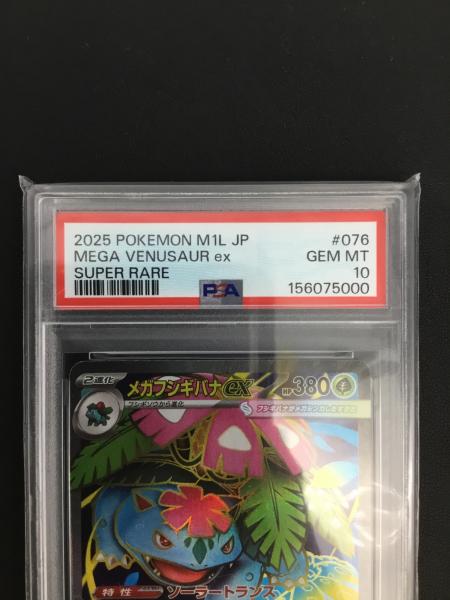 メガフシギバナex ポケモンカード 076/063 SR メガブレイブ PSA10