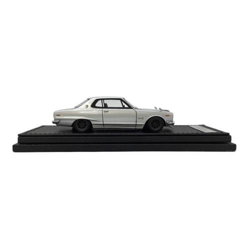 ignition model (イグニッションモデル) 1/43 Nissan Skyline 2000 GT-X KGC10 シルバー ダイキャストカー IG0376 RSワタナベホイール