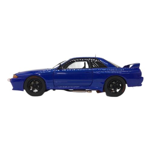 AUTOart (オートアート) 1/18 Nissan Skyline GT-R R32 PLAYIN BODY BLUE ミニカー 89281