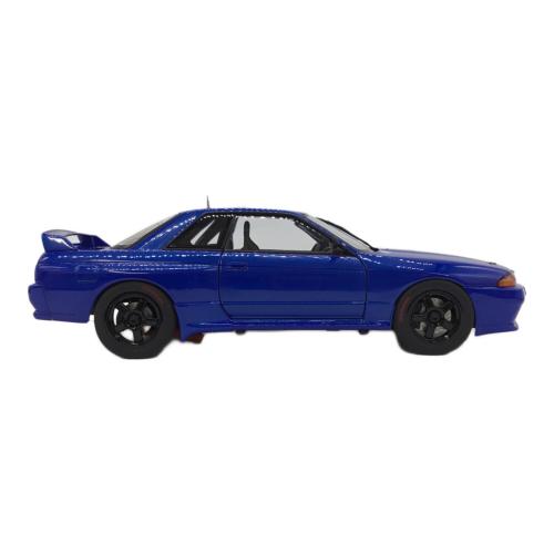 AUTOart (オートアート) 1/18 Nissan Skyline GT-R R32 PLAYIN BODY BLUE ミニカー 89281