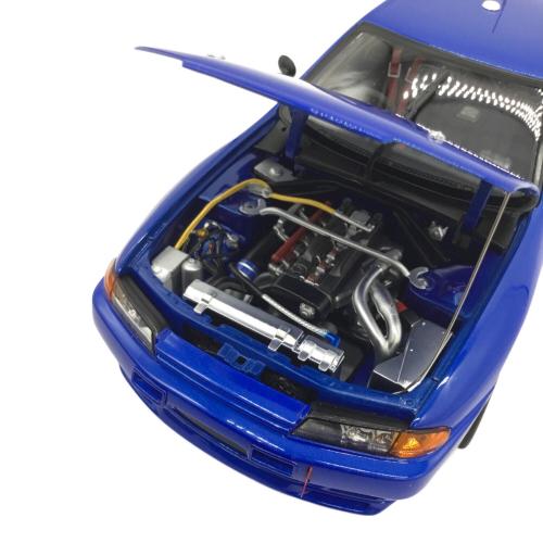 AUTOart (オートアート) 1/18 Nissan Skyline GT-R R32 PLAYIN BODY BLUE ミニカー 89281