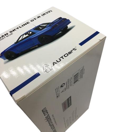AUTOart (オートアート) 1/18 Nissan Skyline GT-R R32 PLAYIN BODY BLUE ミニカー 89281