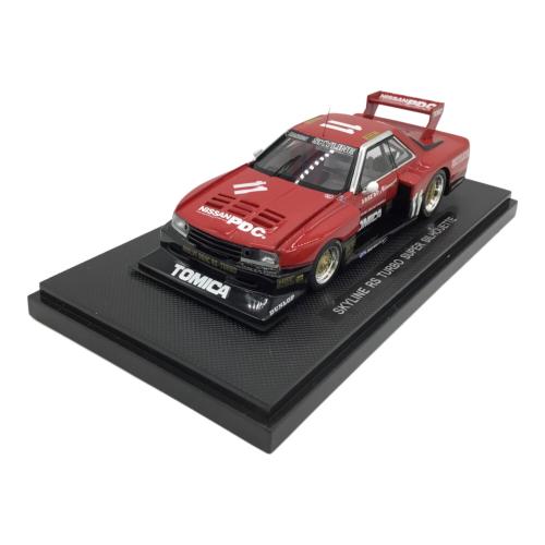 EBBRO (エブロ) 1/43 TOMICA Skyline RS Turbo Silhouette 1982 ダイキャストカー P405 レッド×ブラック