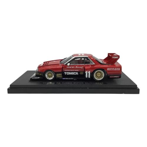 EBBRO (エブロ) 1/43 TOMICA Skyline RS Turbo Silhouette 1982 ダイキャストカー P405 レッド×ブラック