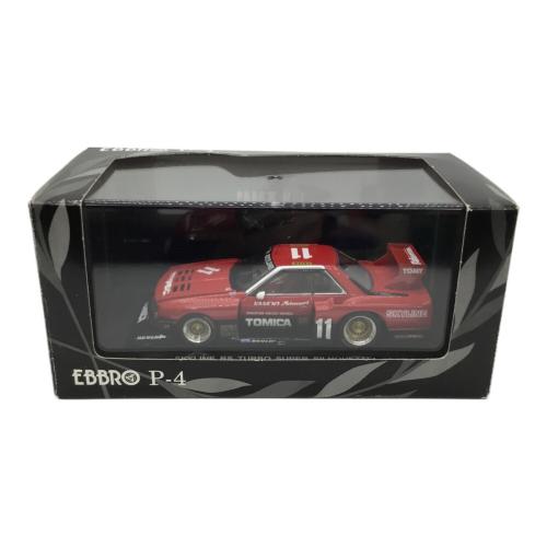 EBBRO (エブロ) 1/43 TOMICA Skyline RS Turbo Silhouette 1982 ダイキャストカー P405 レッド×ブラック